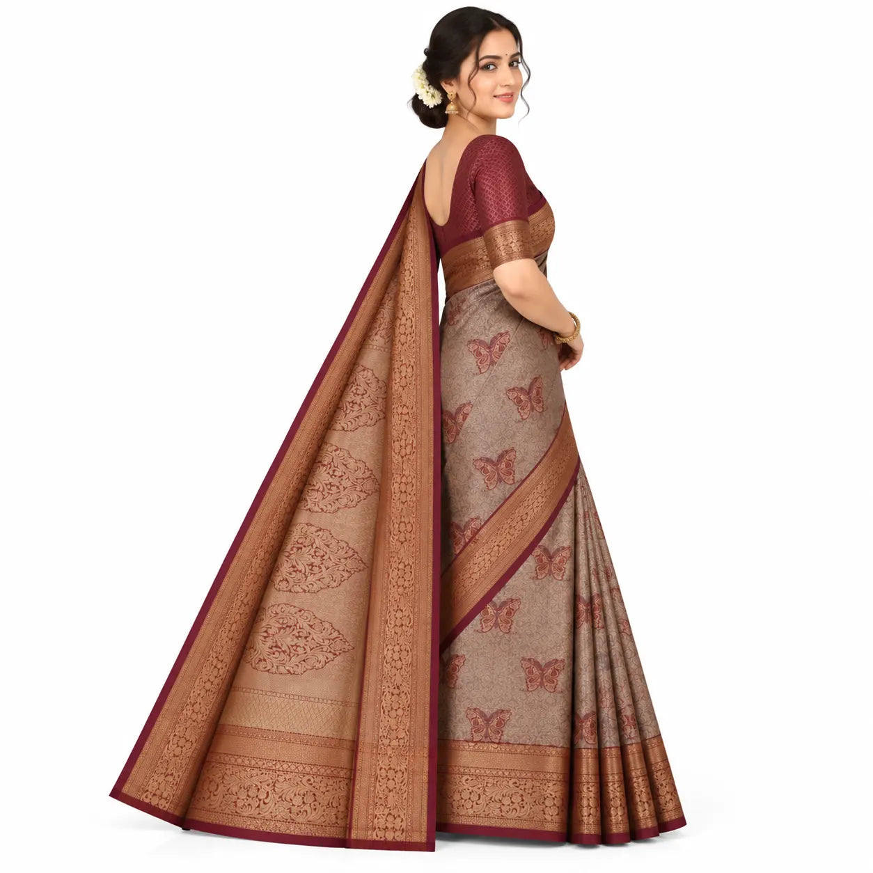SEMI BANARAS SAREE