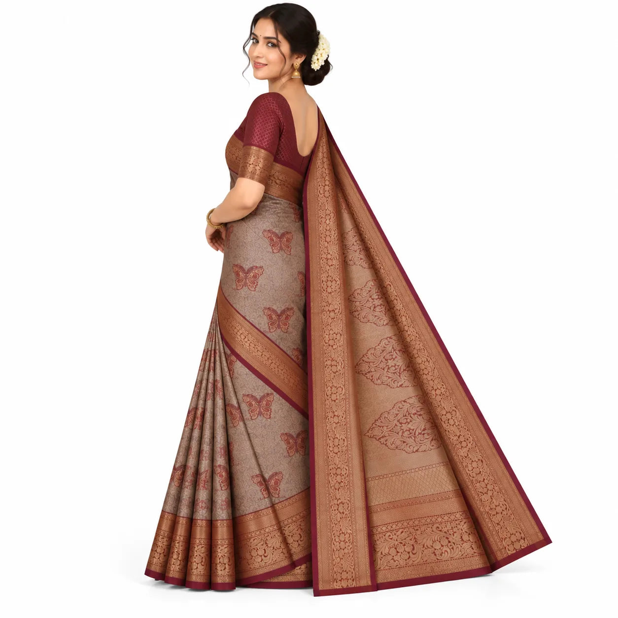 SEMI BANARAS SAREE