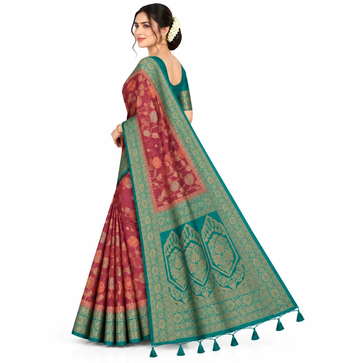 SEMI BANARAS SAREE