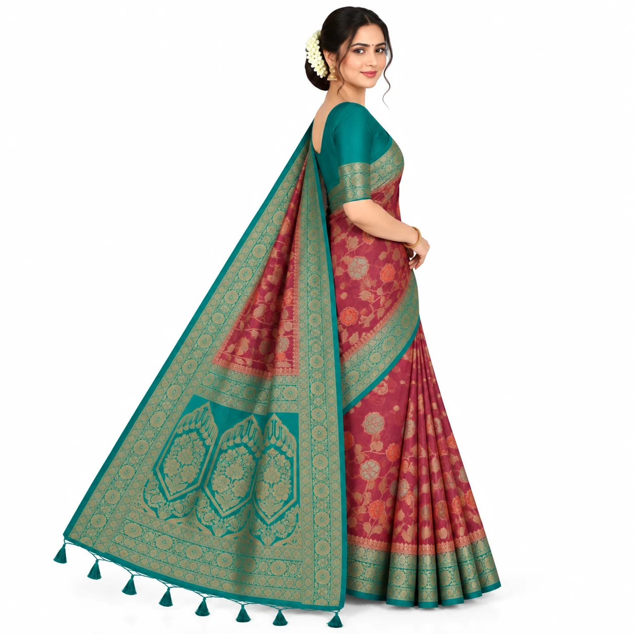 SEMI BANARAS SAREE