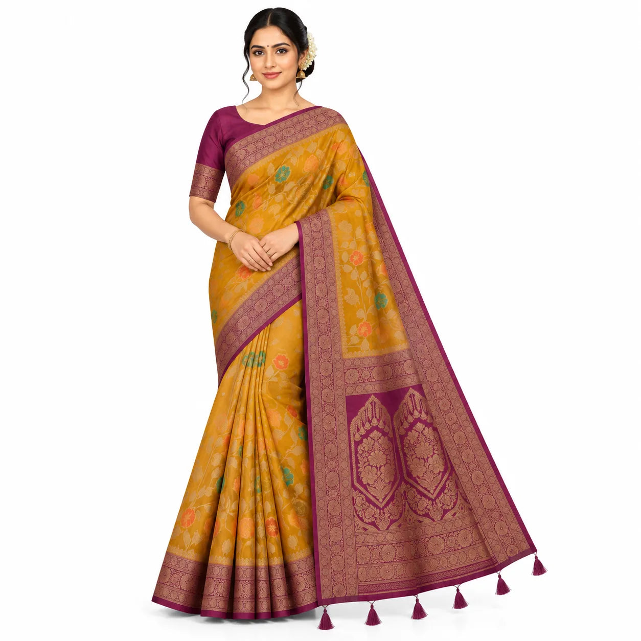 SEMI BANARAS SAREE