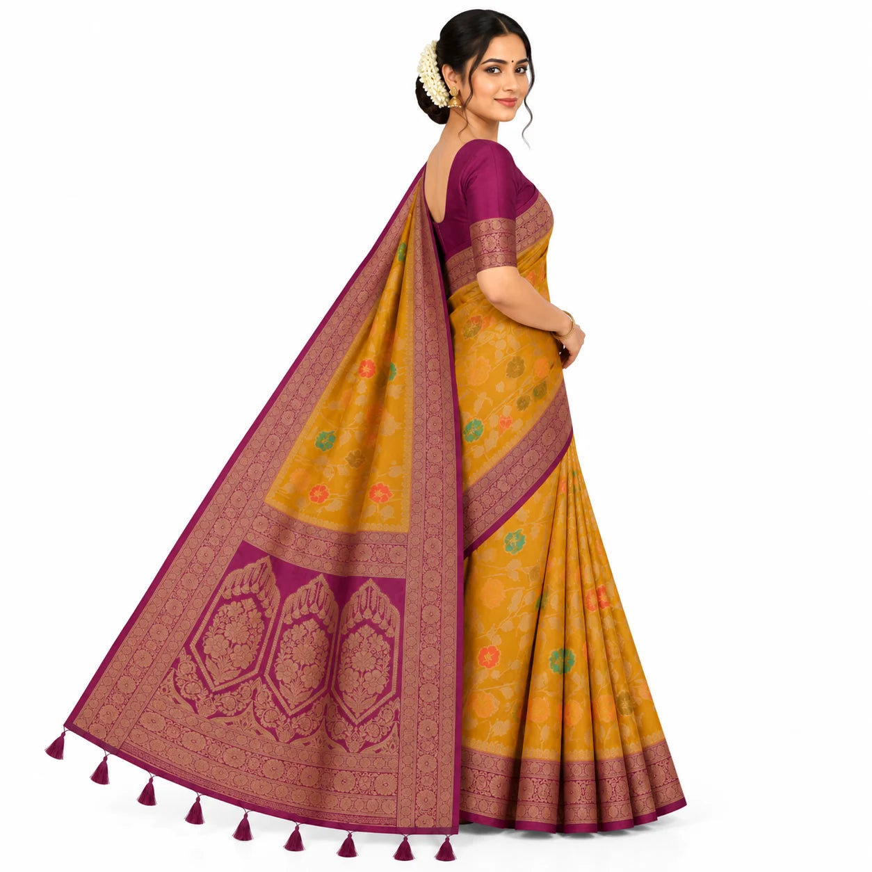 SEMI BANARAS SAREE