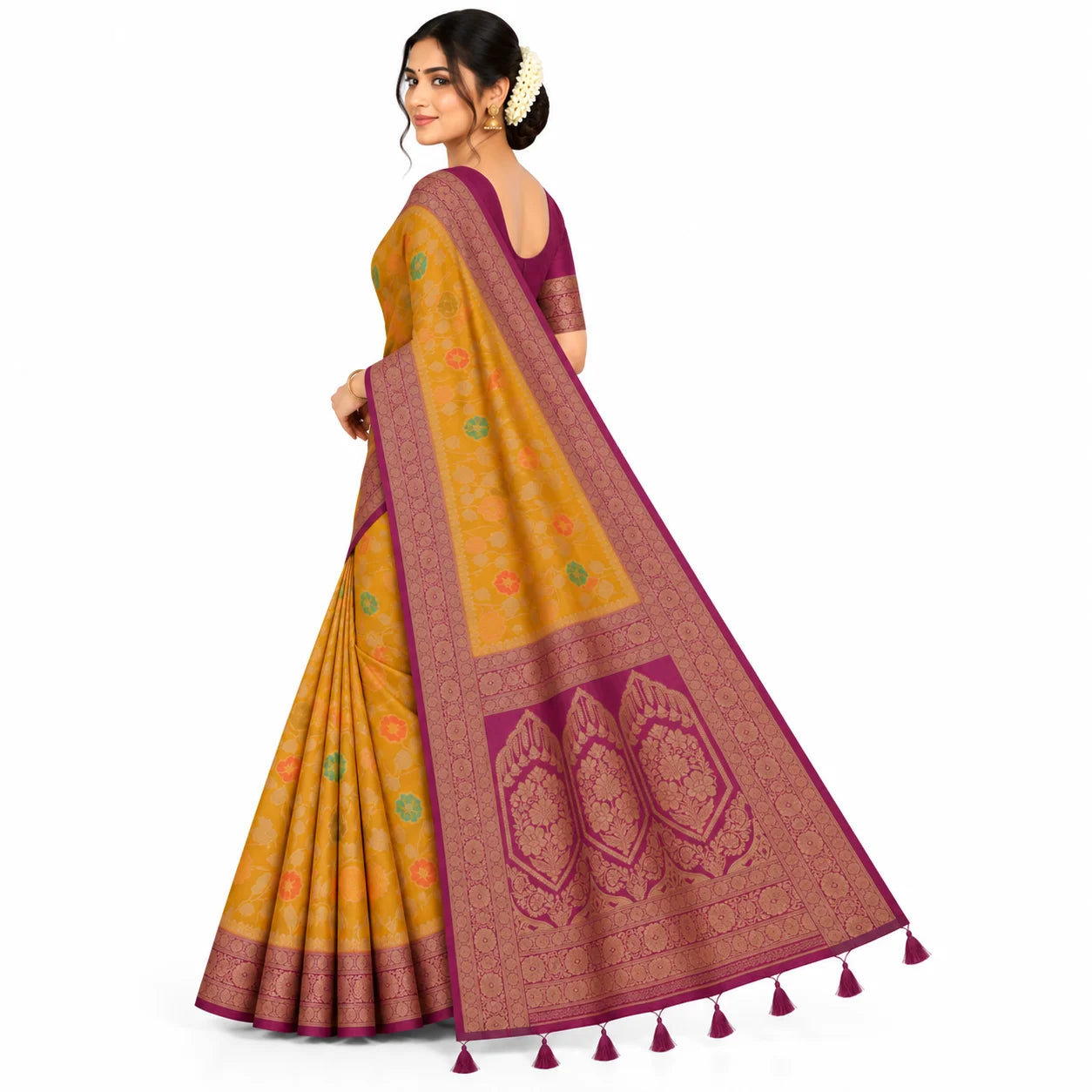 SEMI BANARAS SAREE