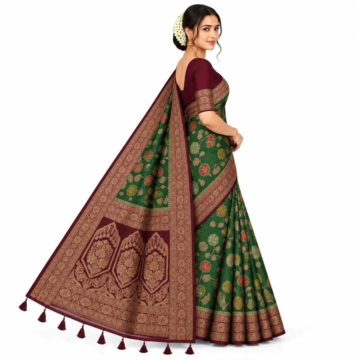 SEMI BANARAS SAREE