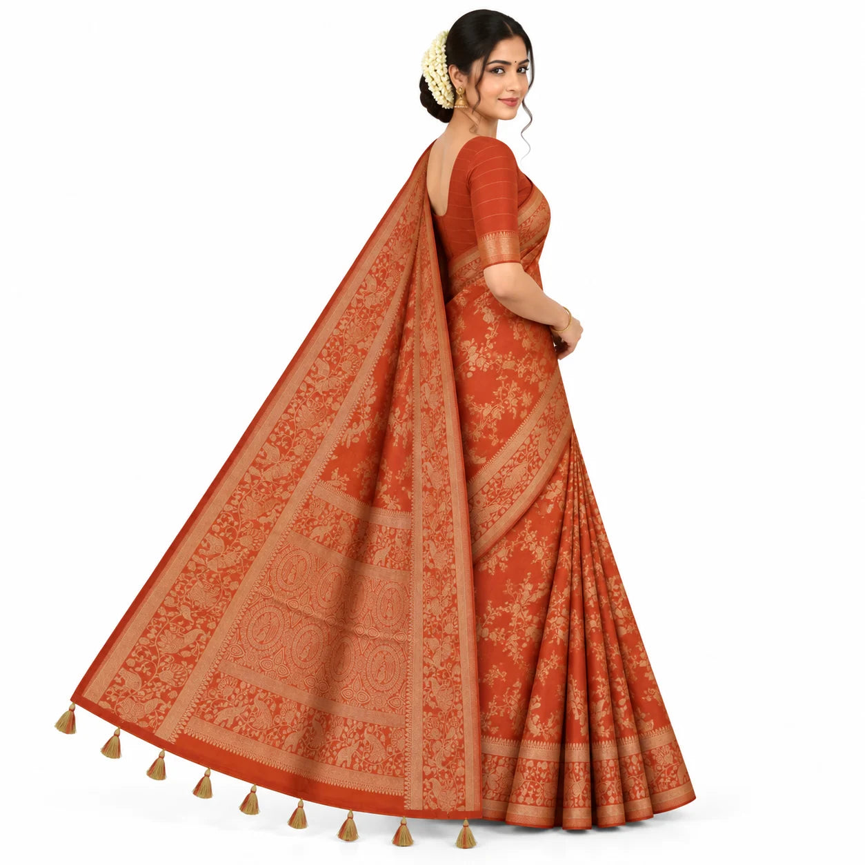 SEMI BANARAS SAREE