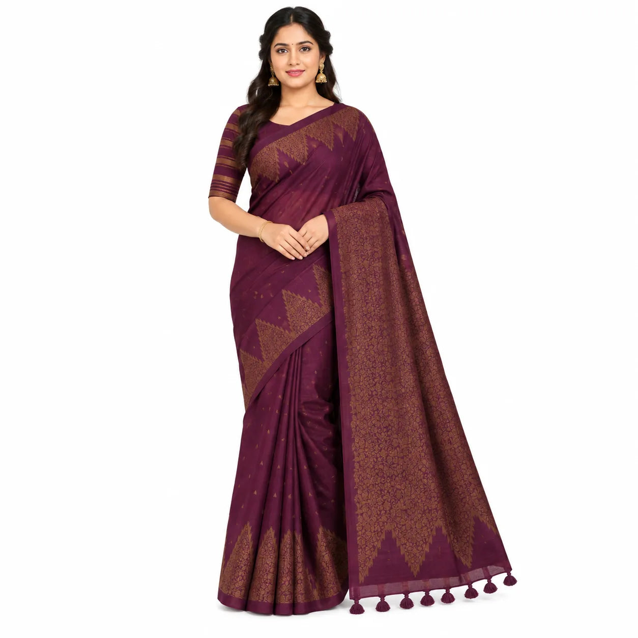 JUTE COTTON SAREE