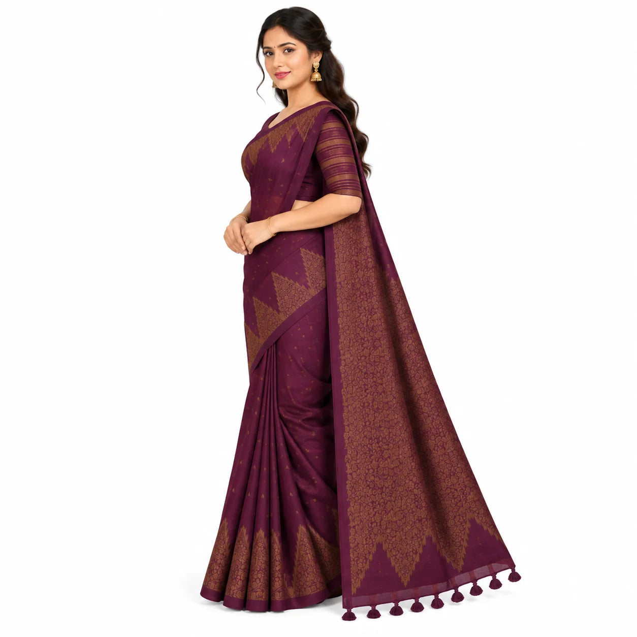 JUTE COTTON SAREE
