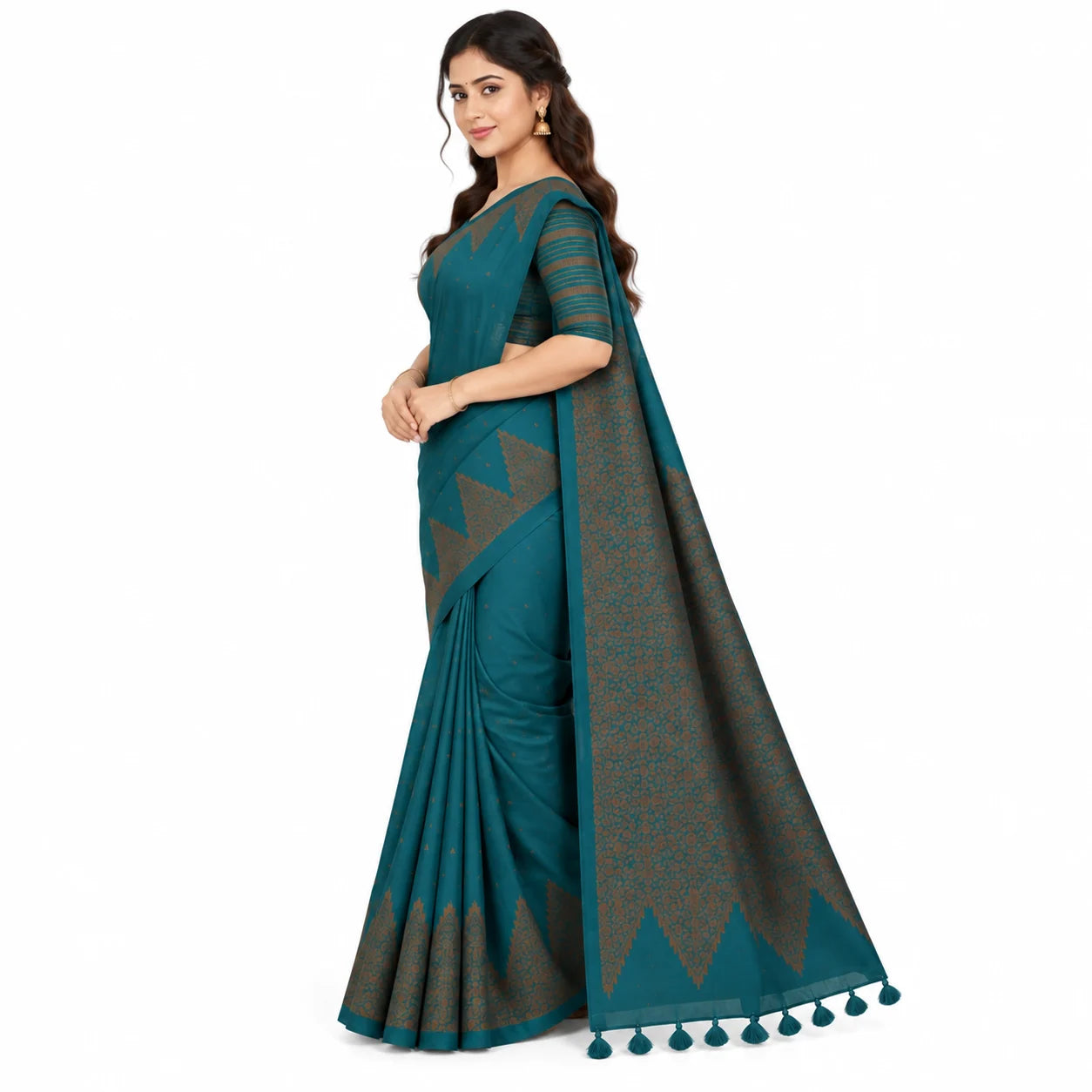 JUTE COTTON SAREE