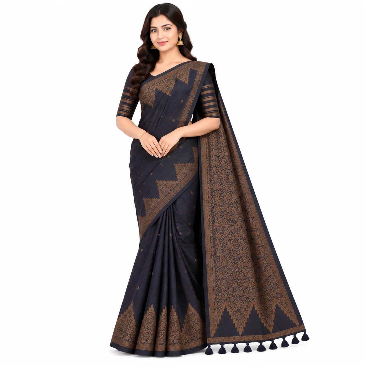 JUTE COTTON SAREE