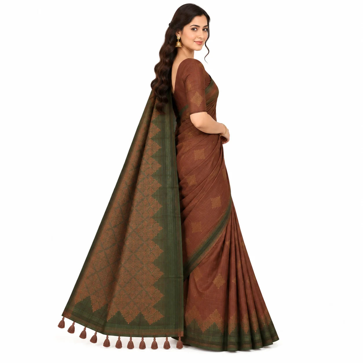 JUTE COTTON SAREE