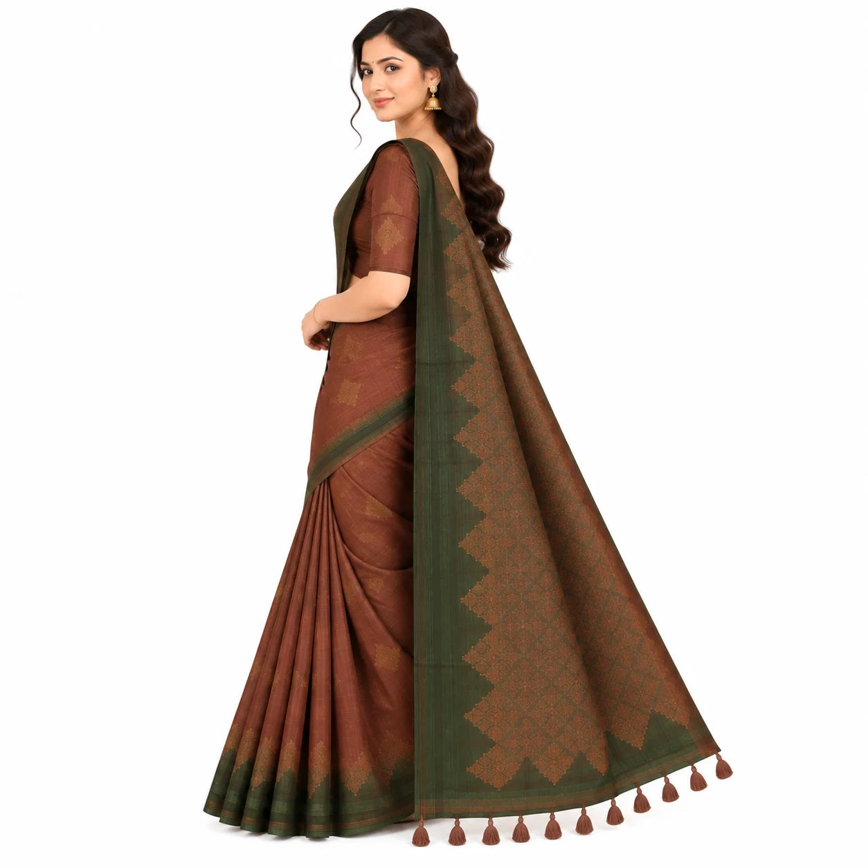 JUTE COTTON SAREE