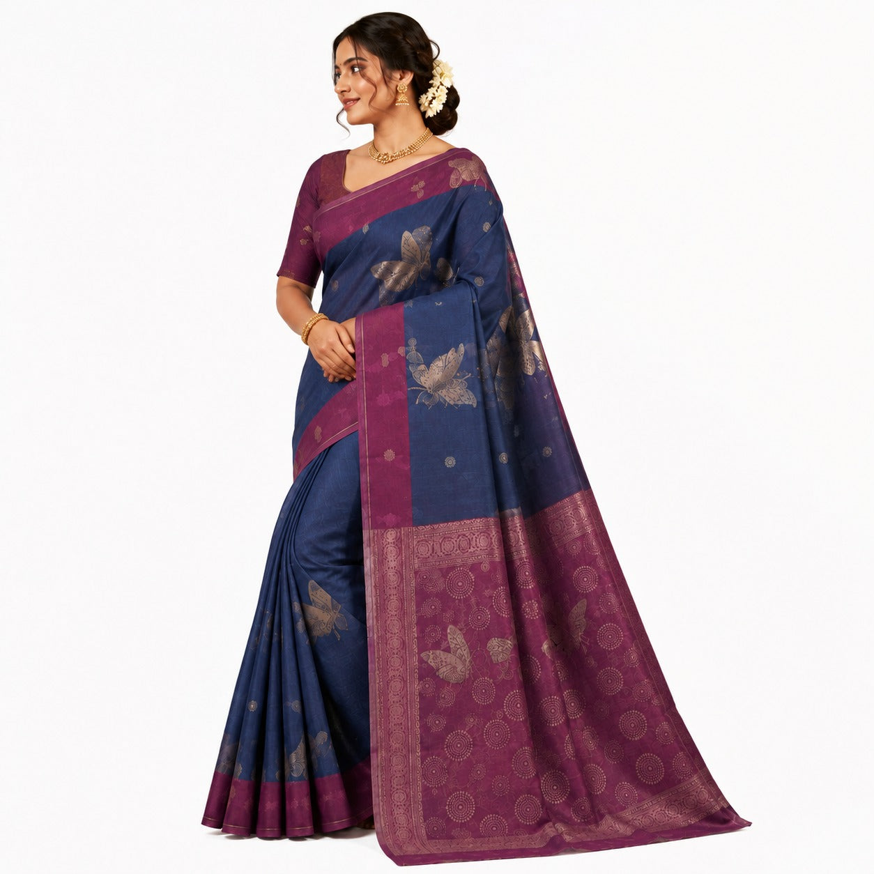 SEMI TUSSER SAREE