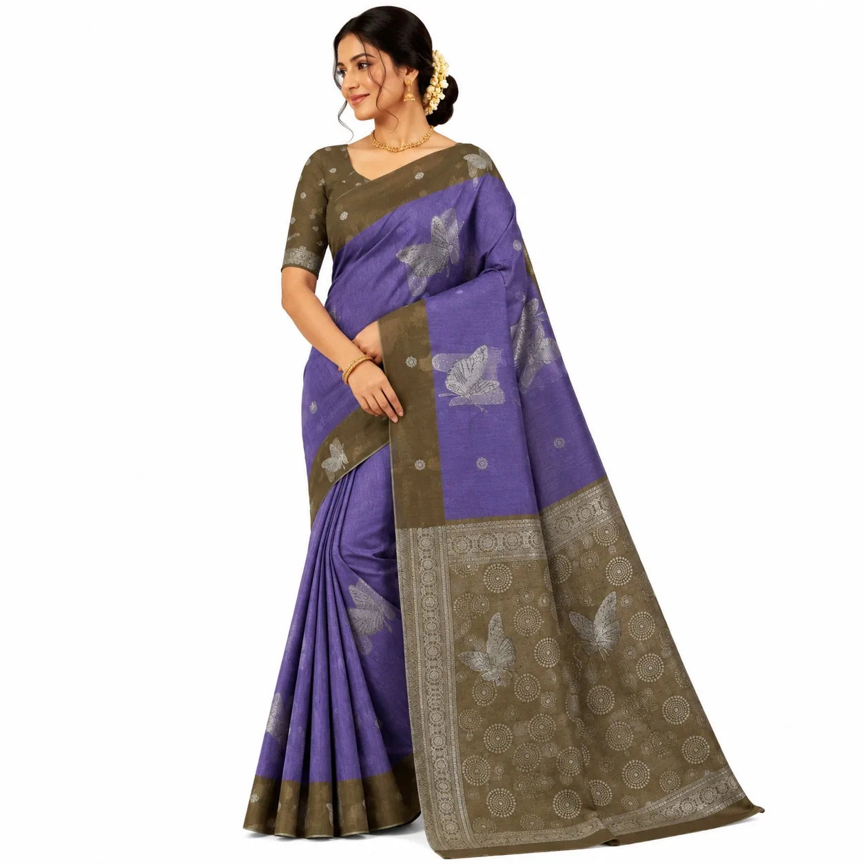 SEMI TUSSER SAREE