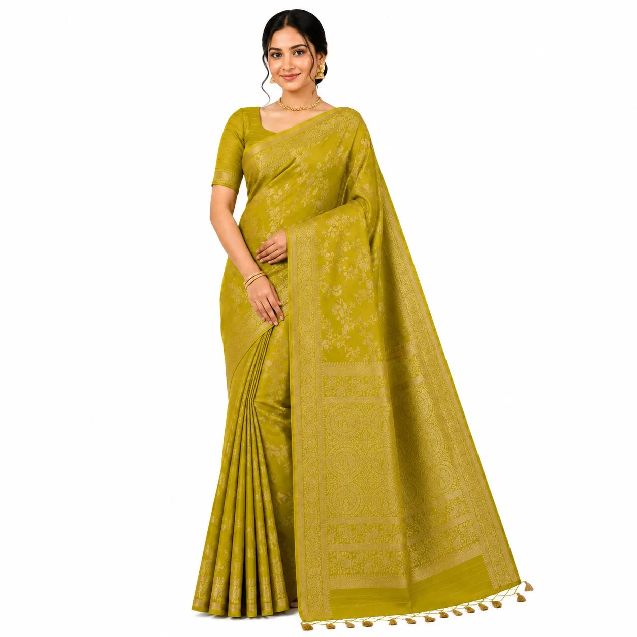 SEMI-TUSSER SAREE