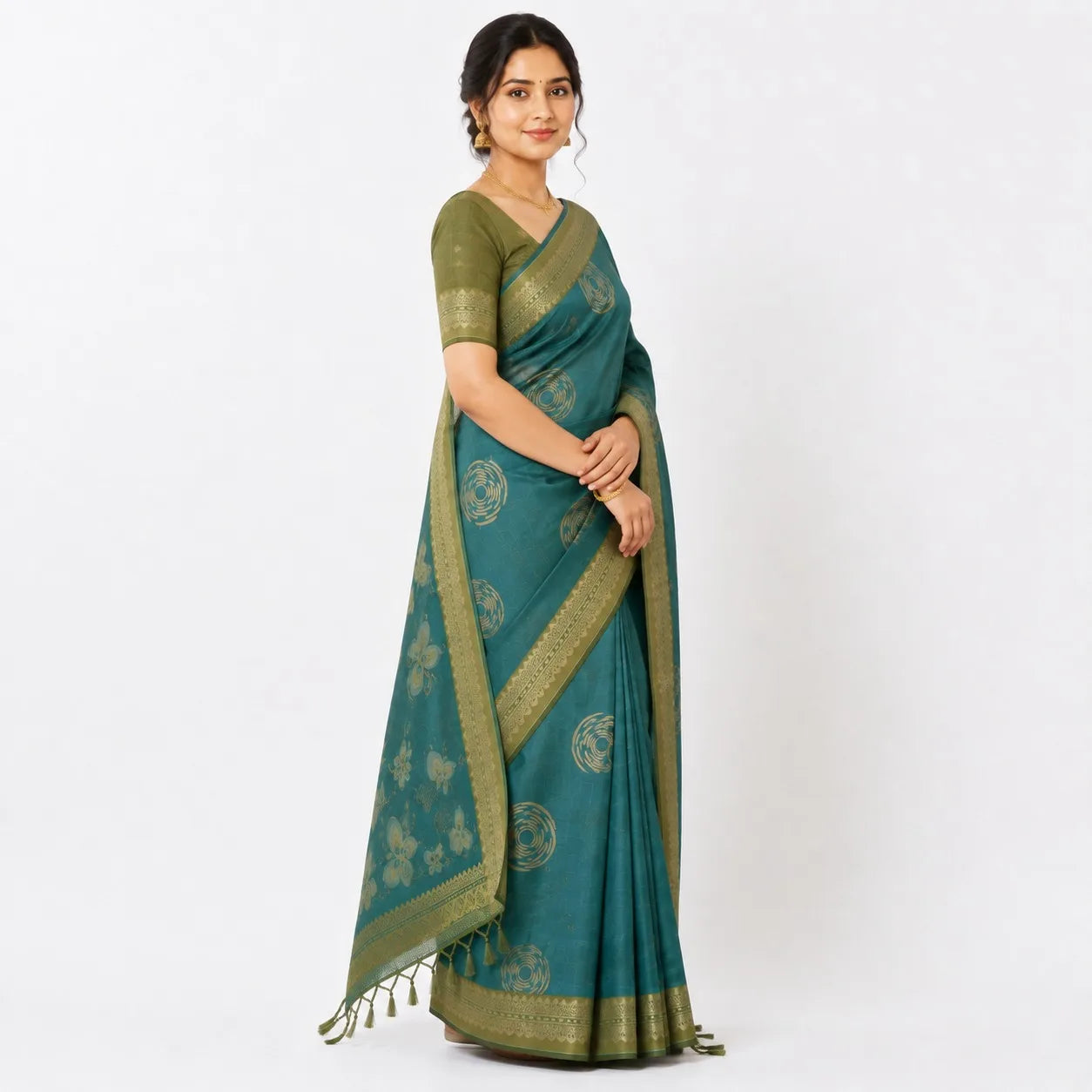 SEMI-TUSSER SAREES