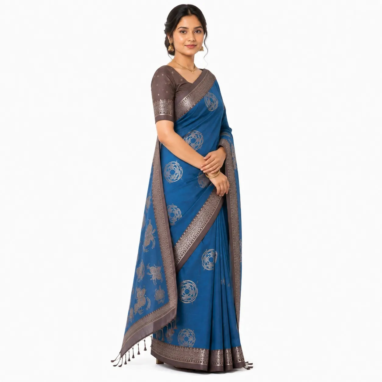 SEMI-TUSSER SAREES