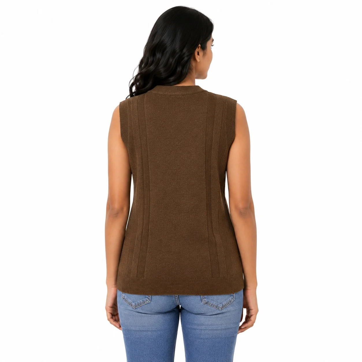 GIRLS SLEEVELESS SWEATER