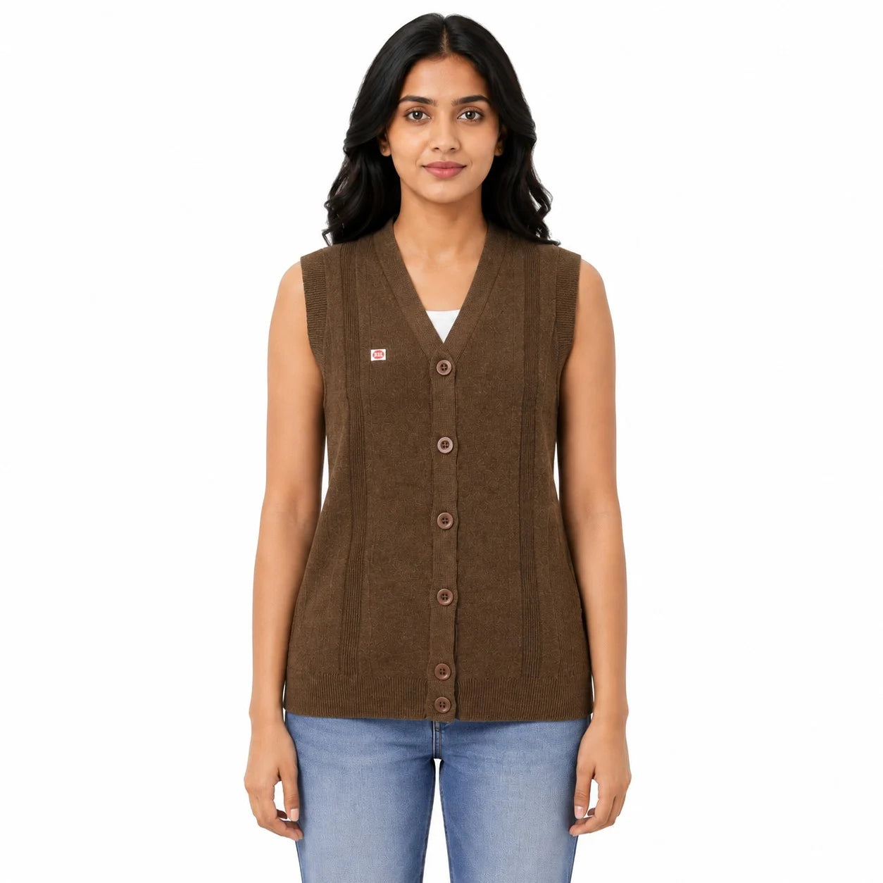 GIRLS SLEEVELESS SWEATER