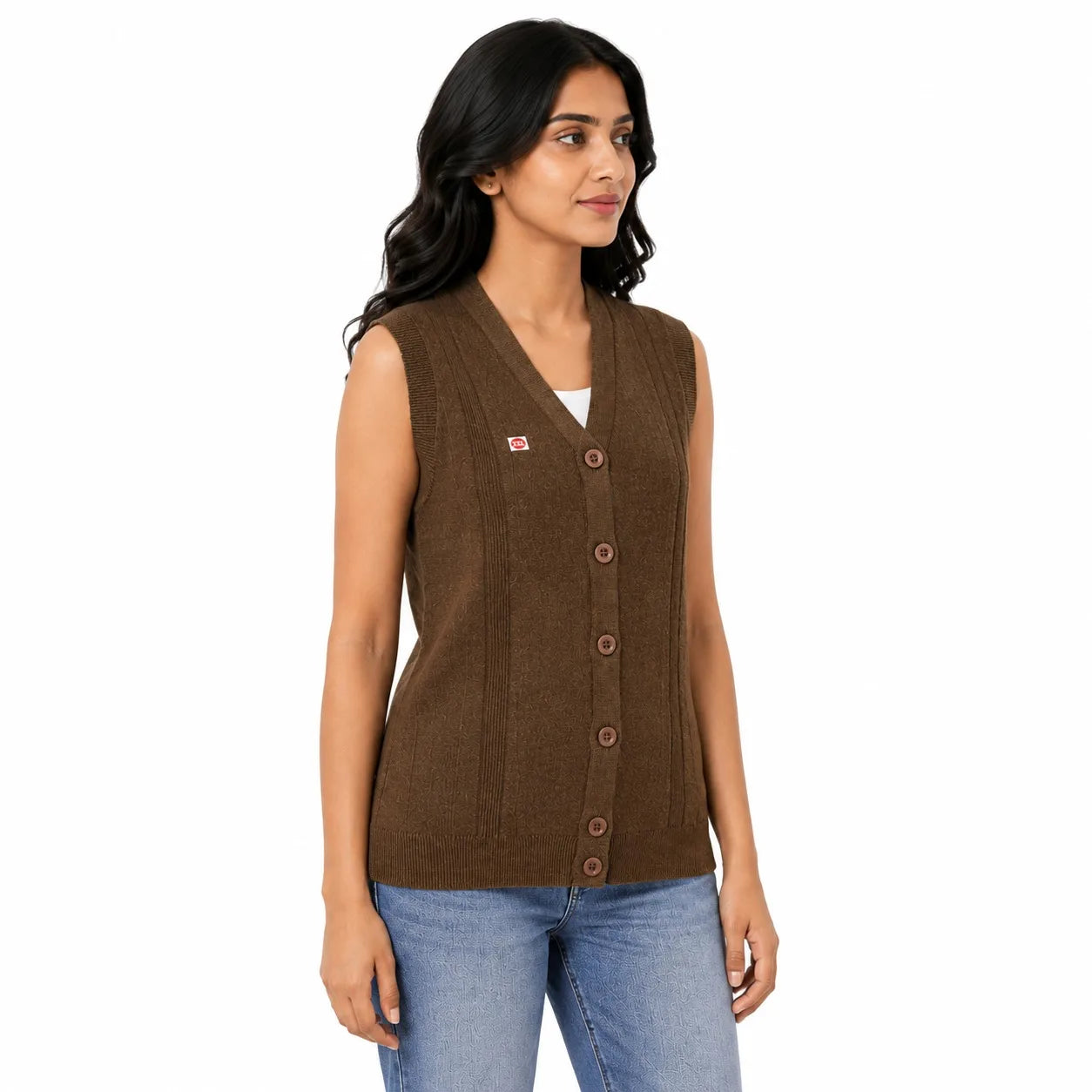 GIRLS SLEEVELESS SWEATER